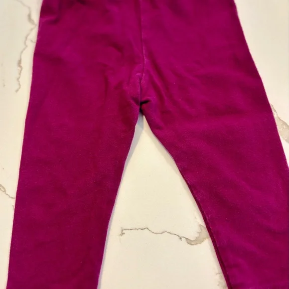 Carter's Olive and Blue Heart Leggings - Picture 11 of 12